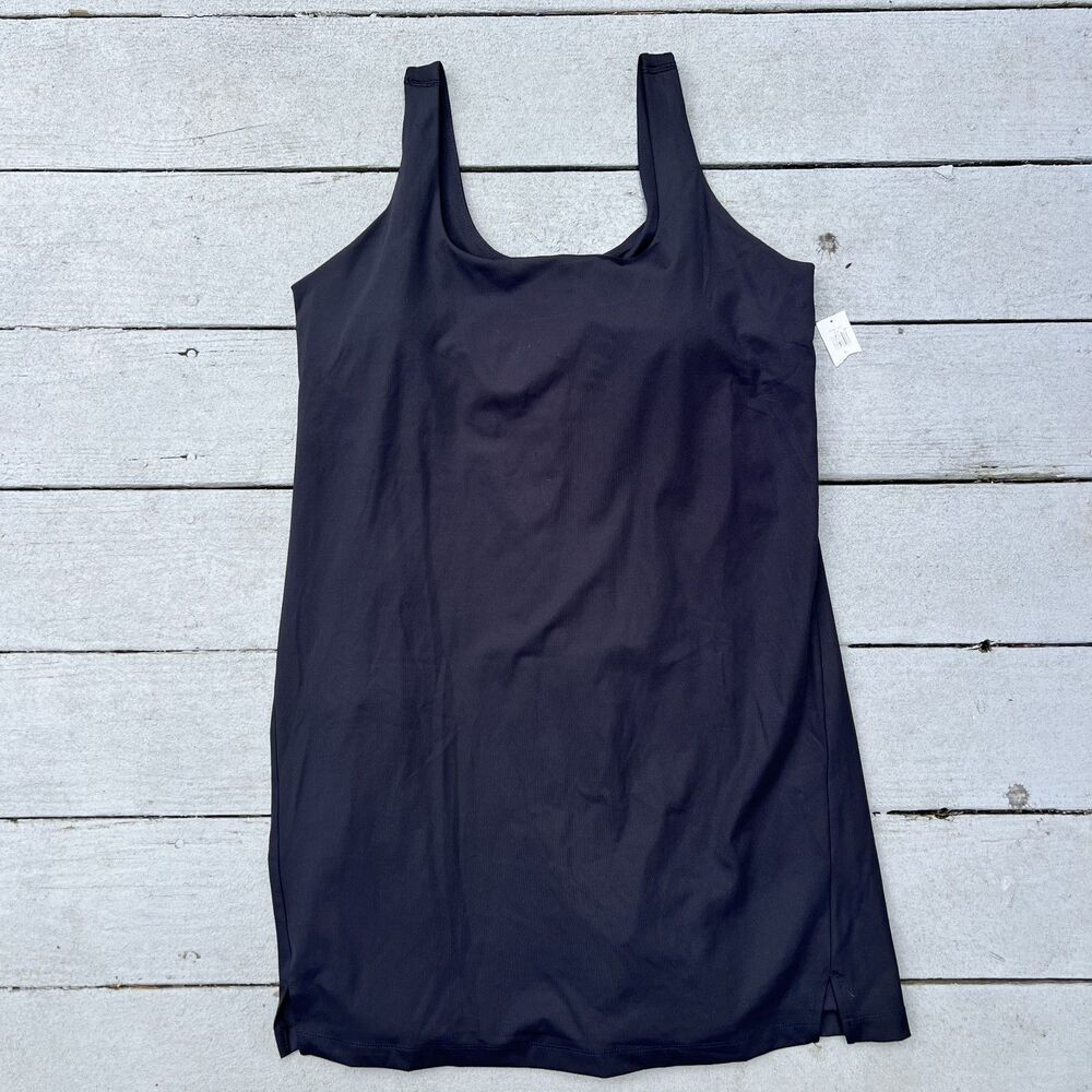 Old Navy Active Powersoft Built In Bra Athletic Dress Black-Size XL